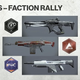 More concept art, this time of faction guns.